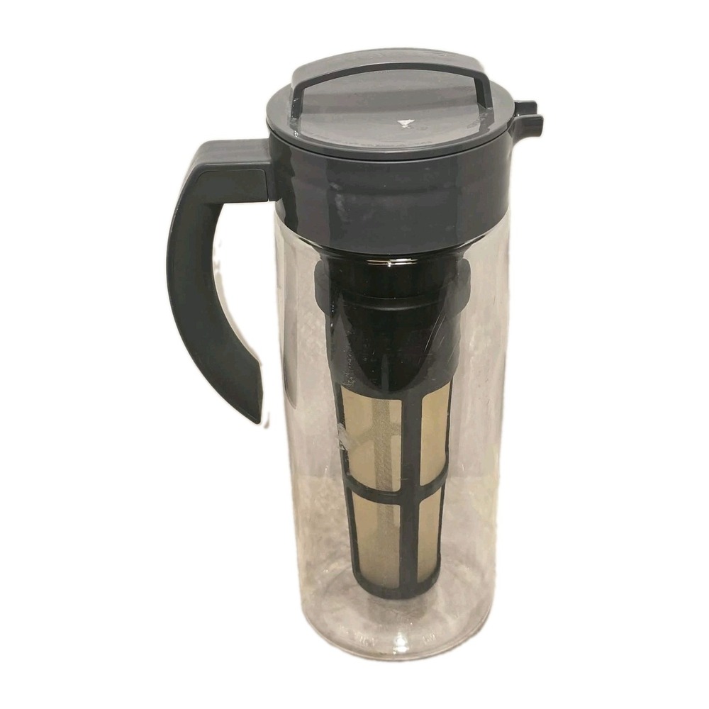 Teavana Iced Tea Pitcher Infuser 2 Qt Clear Gray BPA Free Tea Maker Brewer
